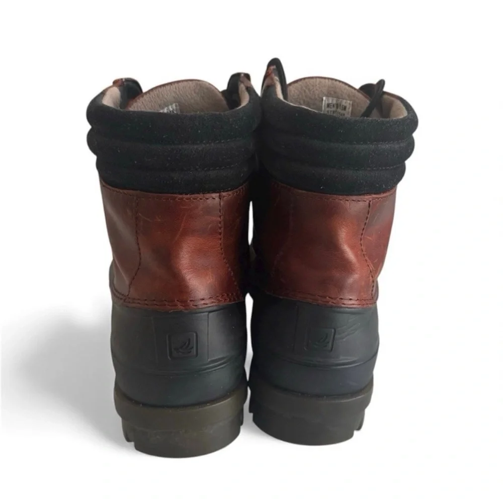 Sperry Men's Leather and Rubber Duck Boots Size 9.5